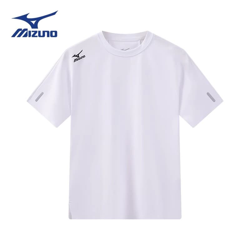 Mizuno Маленький Синий Детский Быстросохнущий T-Рубашки - изображение 2
