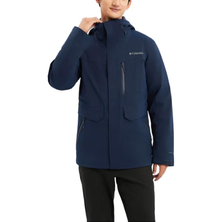 Демисезонная куртка Columbia City Outdoor Collection Ветровка Мужская Темно-Синяя - изображение 3