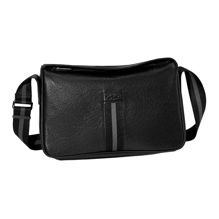 Мини-сумка PIERRE CARDIN Модный тренд Коровья кожа Сумка на плечо Мужской Черный - изображение 2