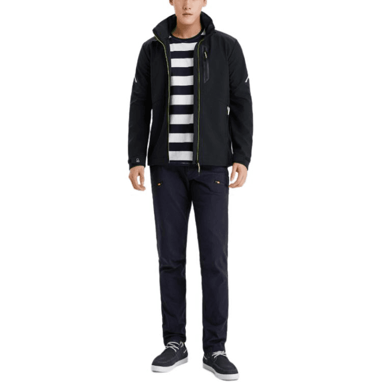 Куртка DECATHLON 500 Collection TRIBORD Куртки и Пальто Мужской Графитовый Черный - изображение 4