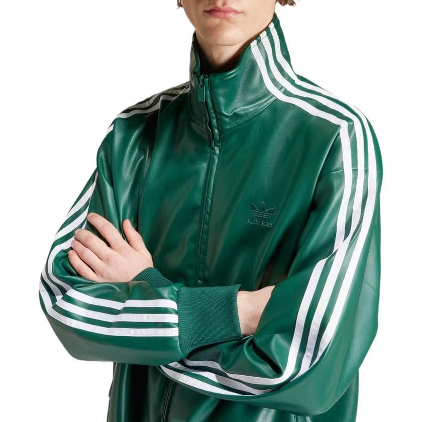 Куртка adidas Adicolor Leather Jacket - изображение 4