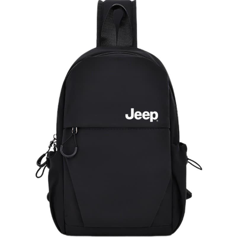 Нагрудная сумка Jeep Ткань из нейлона Нагрудная сумка (слинг) Обычный (стандартный) Мужской Черный - изображение 1