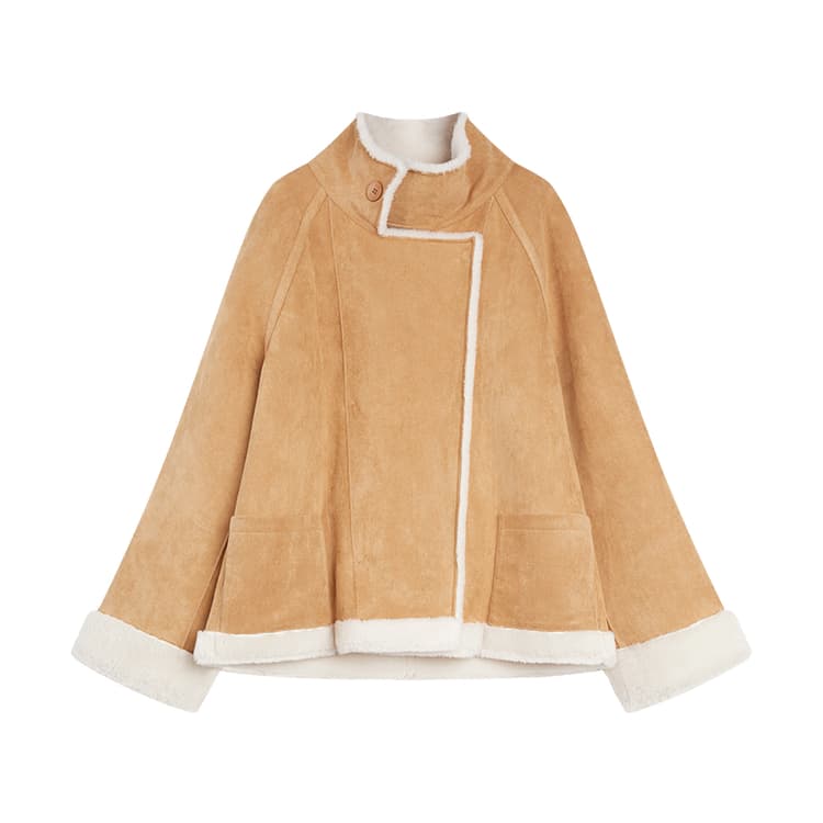 ELLE Khaki Женские Бархатные Куртки - изображение 1