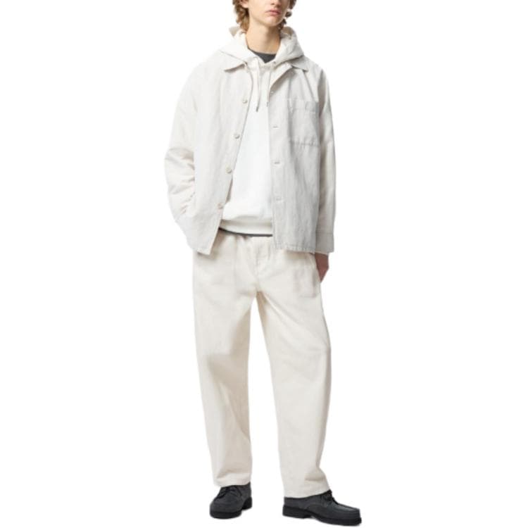 Штаны UNIQLO Джинсы Унисекс Светло-Бежевые - изображение 3