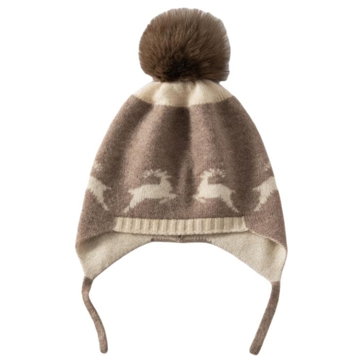 Шапка PIERRE CARDIN Eco Плюшевая шапка-бини с круглым узором Унисекс - изображение 5