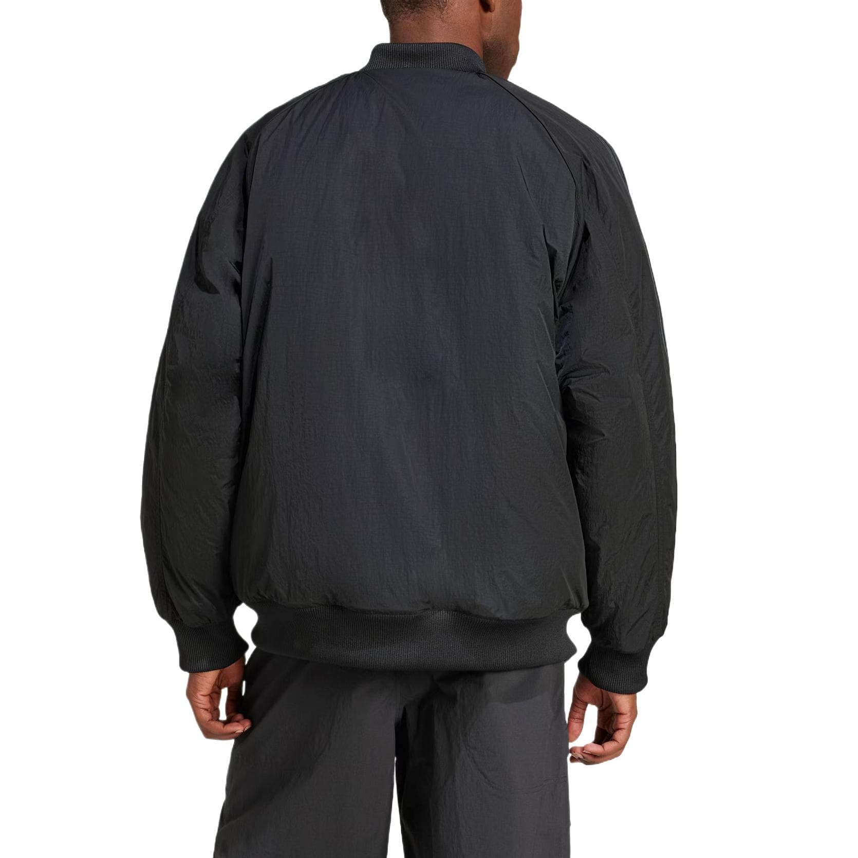 Зимняя куртка пуховик Adidas Bomber OS Пуховая куртка Мужская Черная - изображение 3