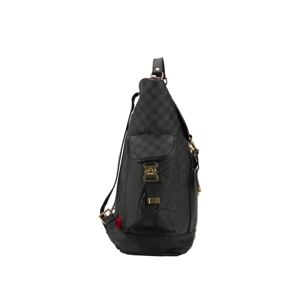 Рюкзак SPRAYGROUND ПВХ (поливинилхлорид) Рюкзак Обычный (стандартный) Унисекс Черный - изображение 3