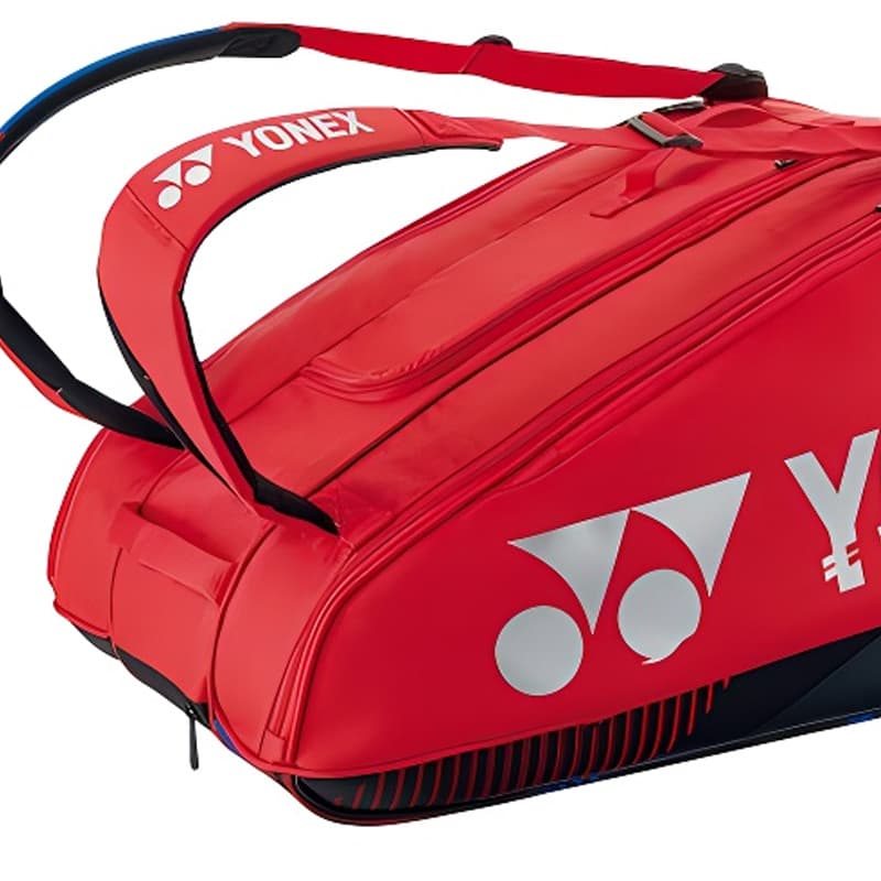 Спортивная сумка YONEX Сумка для спорта из искусственной кожи унисекс темно-красный - изображение 2