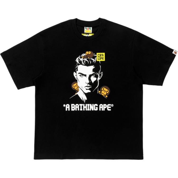Футболка A BATHING APE CR7 LIFE Fw25 T Рубашка Мужская - изображение 1