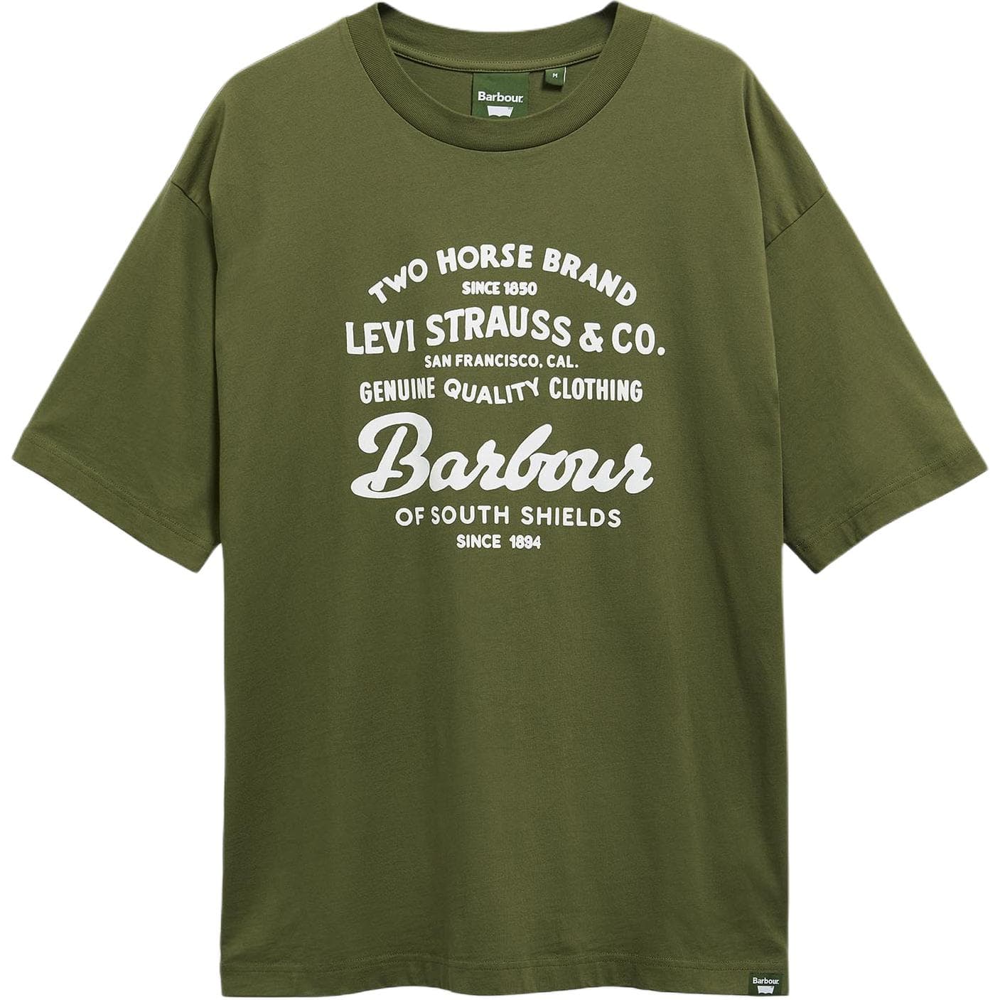 Футболка BARBOUR x Levi's FW25 T-Shirt Унисекс - изображение 1