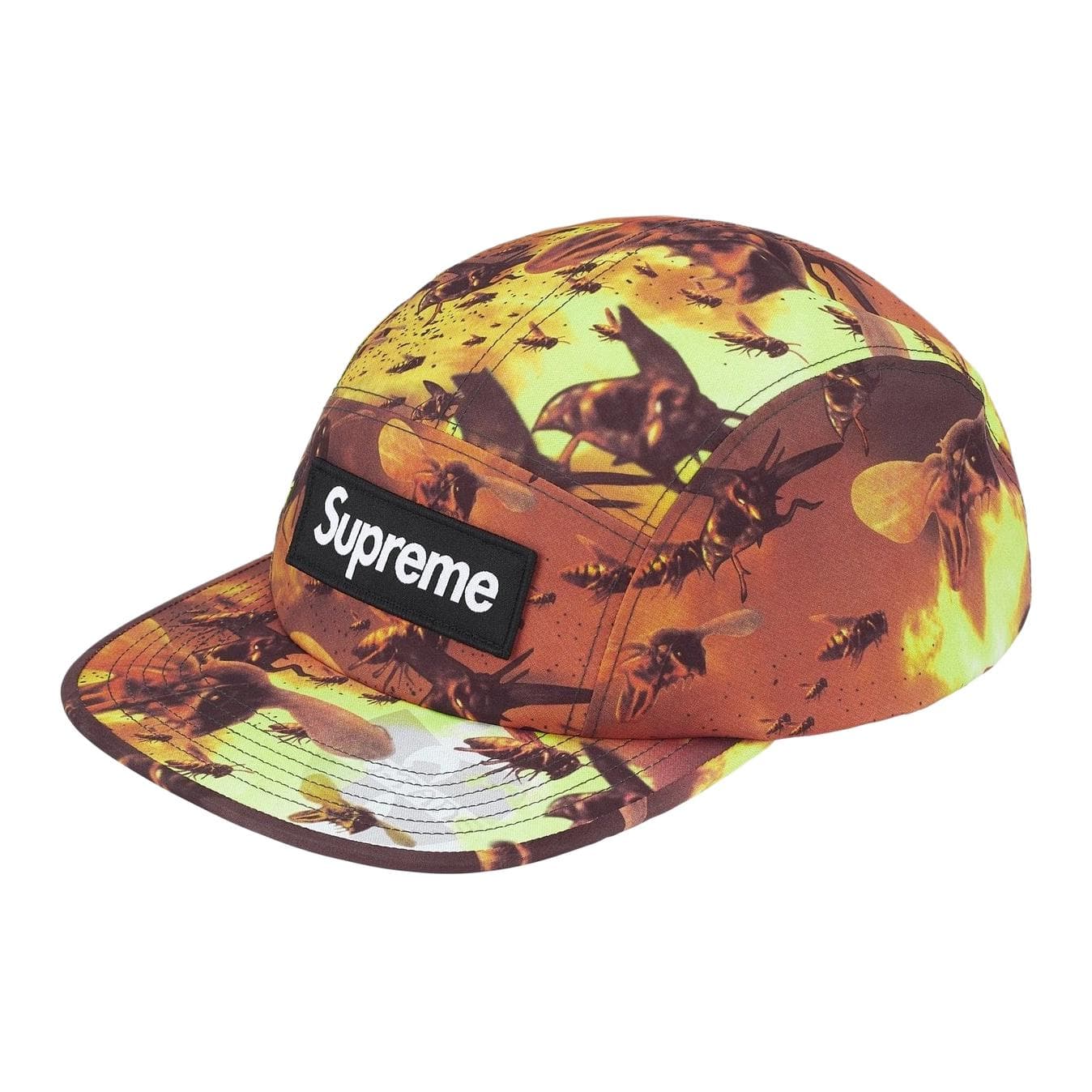 Кепка Supreme Полиэстеровые Волоконные Кепки Унисекс Черный Темно-Коричневый - изображение 1