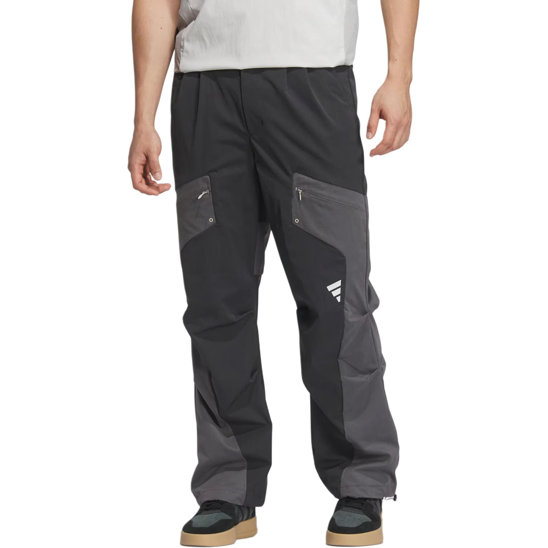 Штаны Adidas FOS Карго Брюки Мужские Угольный Черный - изображение 2