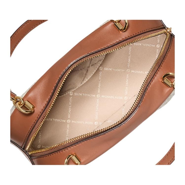 Мини-сумка MICHAEL KORS Cecily Холщовая Сумка через плечо Маленькая Женская Ваниль - изображение 3