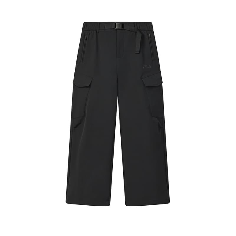 Штаны FILA ORIGINALE Повседневные брюки Мужские Глубокий черный - изображение 1