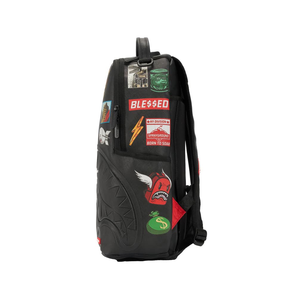 Рюкзак SPRAYGROUND ПВХ Рюкзак Стандартный (Standard) Унисекс Черный - изображение 3