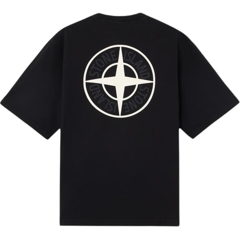 Футболка STONE ISLAND T-Рубашка Мужская Черная - изображение 2