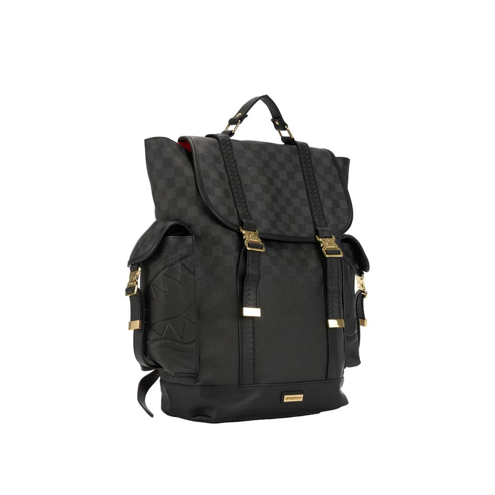Рюкзак SPRAYGROUND ПВХ (поливинилхлорид) Рюкзак Обычный (стандартный) Унисекс Черный - изображение 2