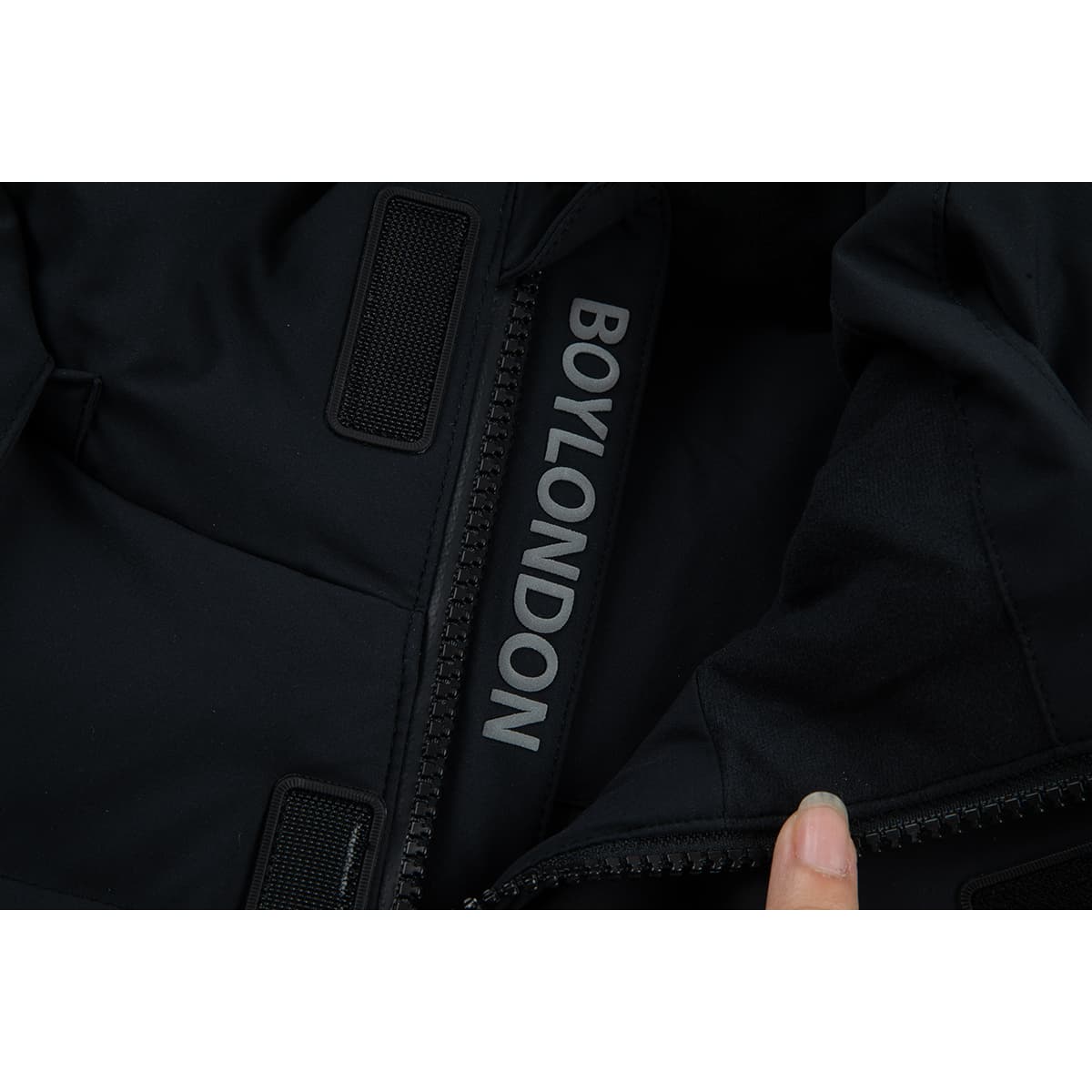Зимняя куртка Boy London Черный мужской Пуховики - изображение 2