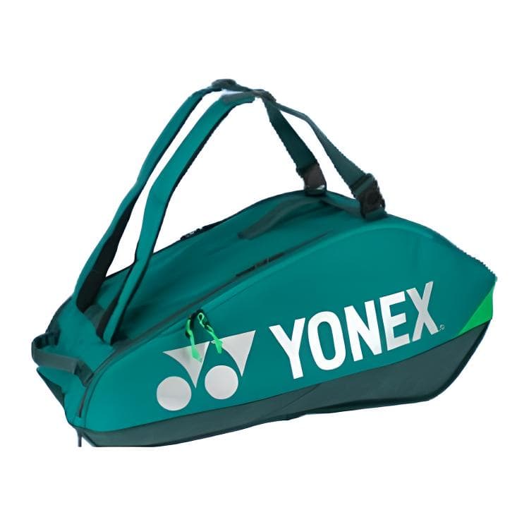 Спортивная сумка YONEX Сумки для ракеток для бадминтона 9 шт. Спортивный стиль Рюкзак Оливково-зеленый Унисекс - изображение 2