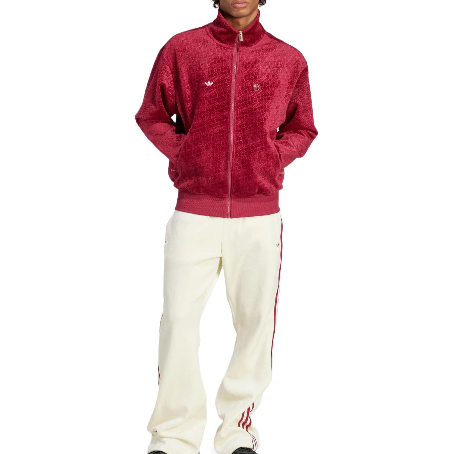 Куртка Adidas Originals JUDE BELLINGHAM Куртка Мужская Красная - изображение 5