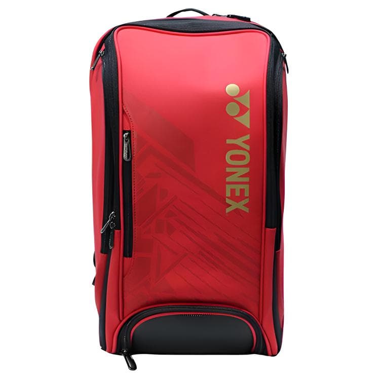 Рюкзак YONEX Сумки для бадминтонных ракеток Консервы Hold 3 Rackets Повседневный Спортивный Рюкзак Красный Черный Унисекс - изображение 1