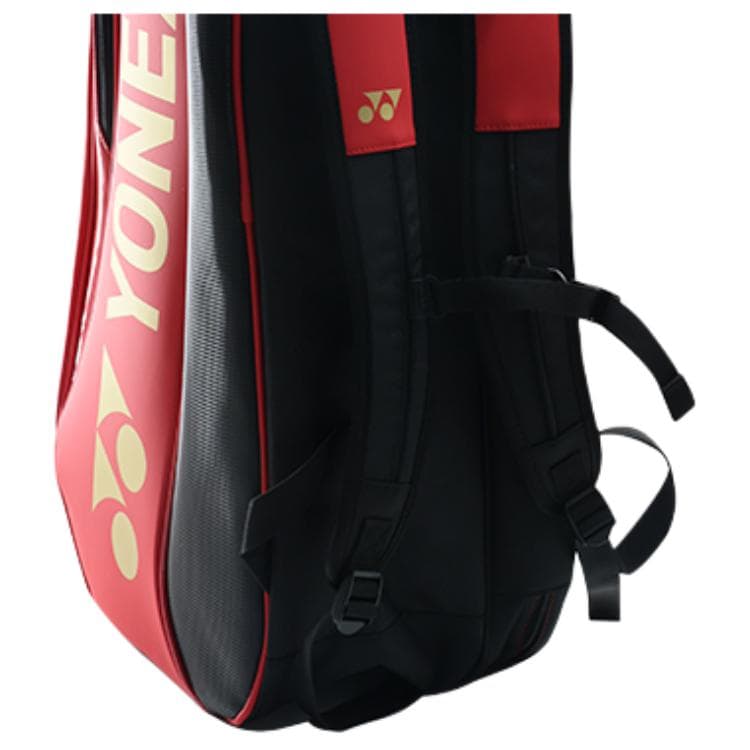 Спортивная сумка YONEX Искусственная кожа+текстиль Спортзал Сумка Обычный (стандартный) Унисекс Красный черный - изображение 5