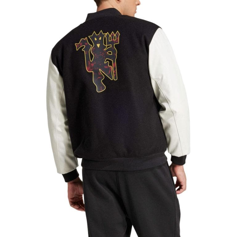 Куртка Adidas Originals Manchester United Куртка Мужская Черная - изображение 2