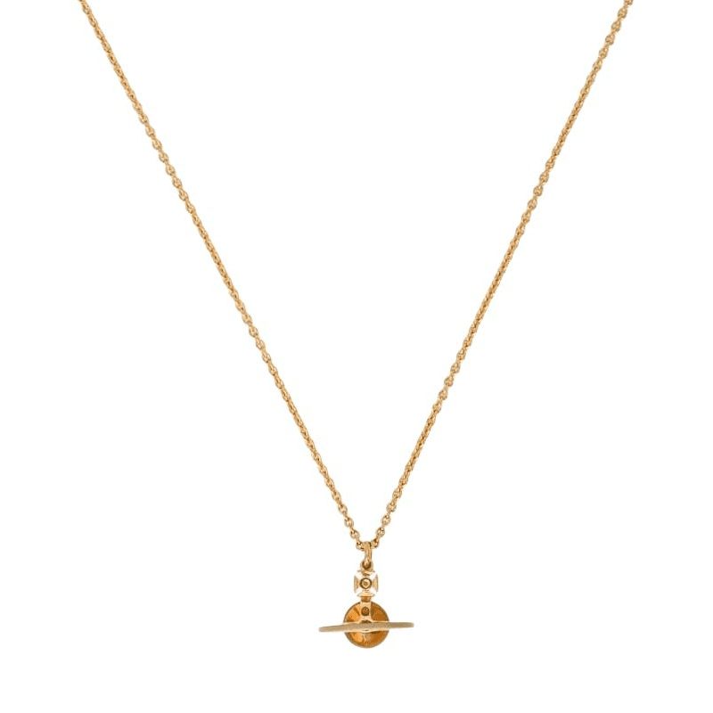 Ожерелье Vivienne Westwood PETITE ORIGINAL ORB PENDANT Браслеты из латани Женские Золото Хаки - изображение 1