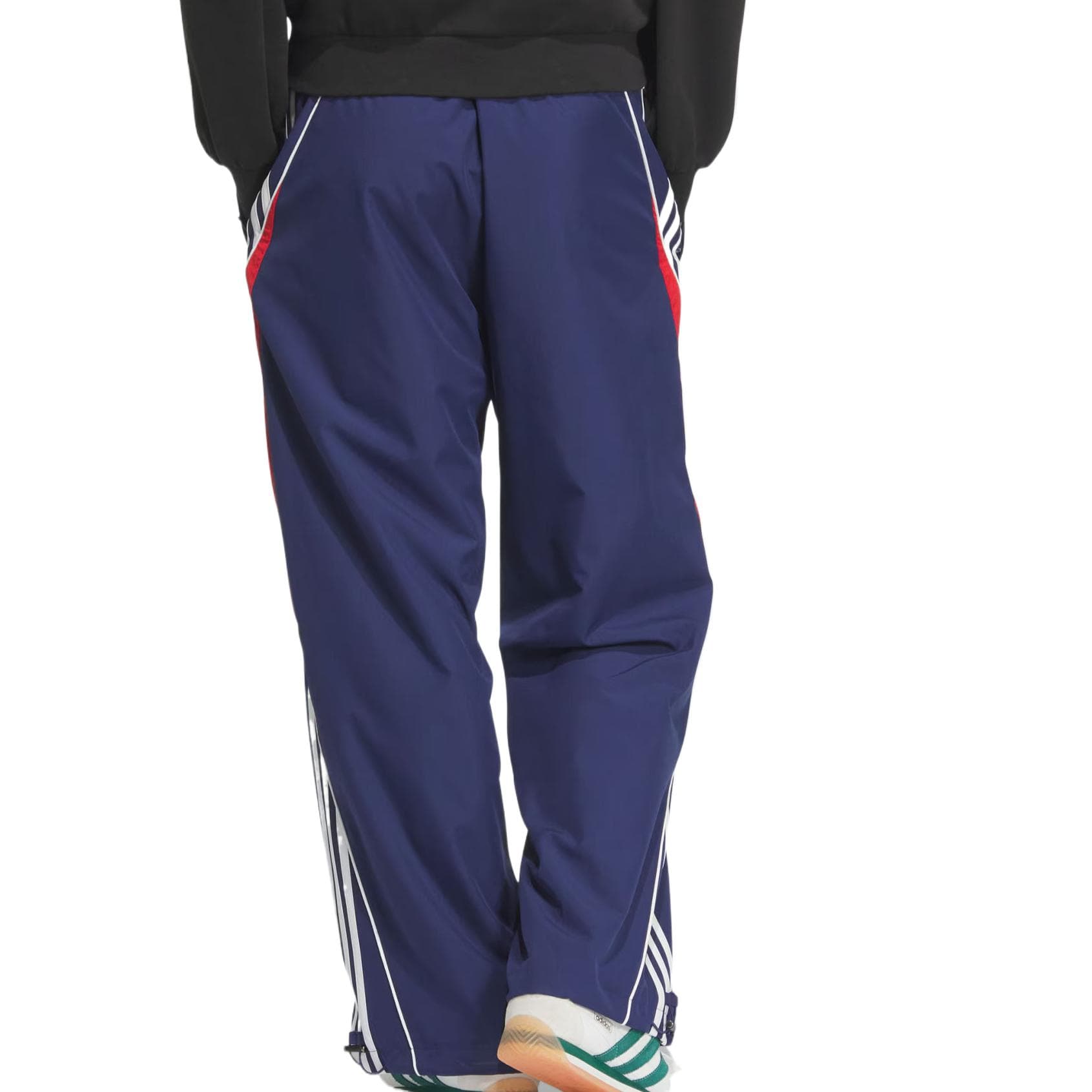 Штаны Adidas Originals Ретро RS Y Track Pants Вязаные Спортивные Штаны Мужские Темно-Синие - изображение 3