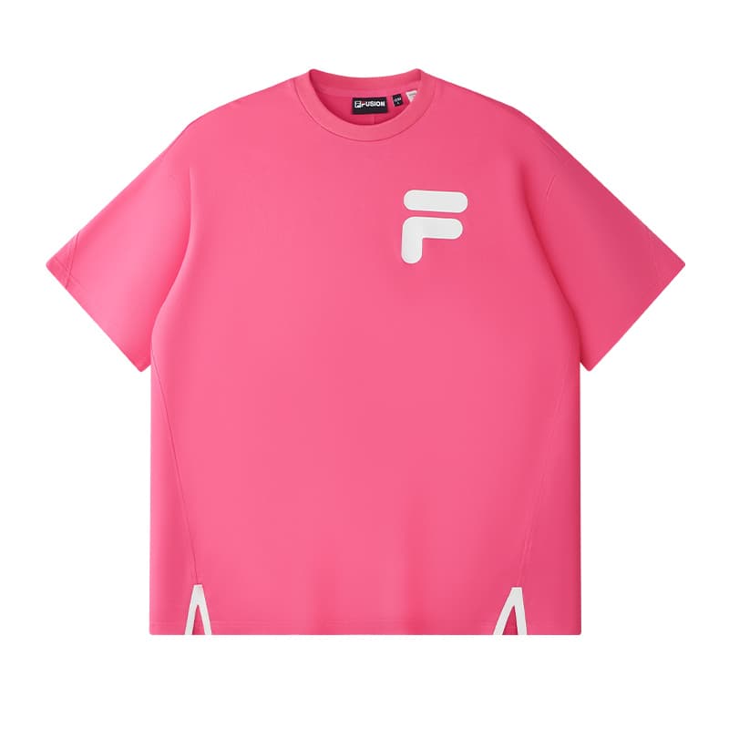 Футболка FILA FUSION T-Shirt Унисекс Кармин Розовый - изображение 1