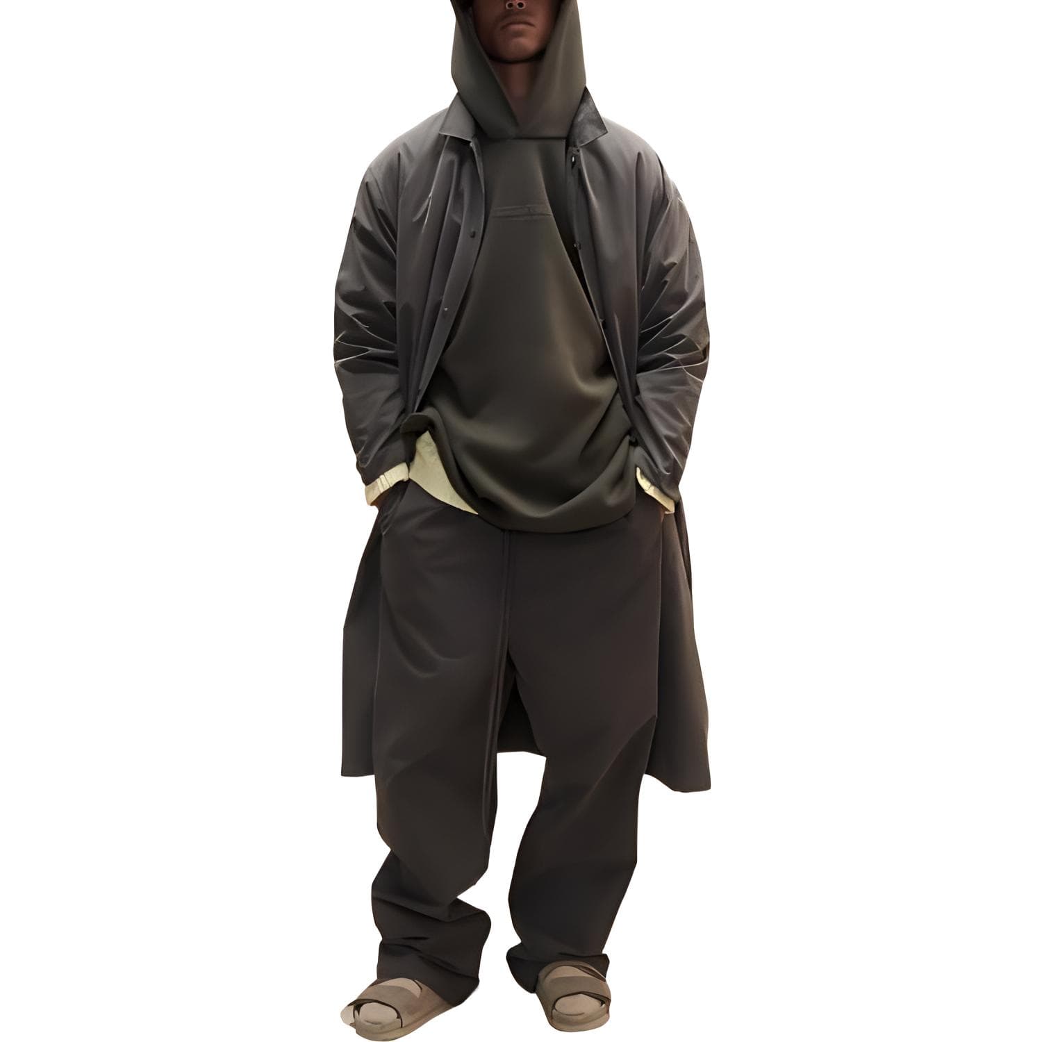 Штаны Fear of God Essentials FW22 Relaxed Trouser Wood - изображение 3