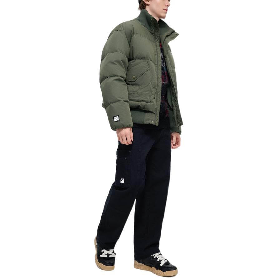 Зимняя куртка FILA FUSION FILA FUSION X Пуховик Мужской Авокадо Кожа Темно-зеленый - изображение 5