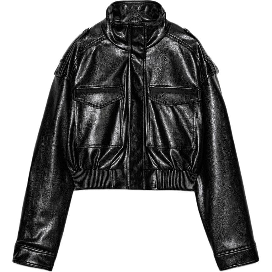 Куртка ZARA Collaboration Черные Женские Куртки - изображение 1