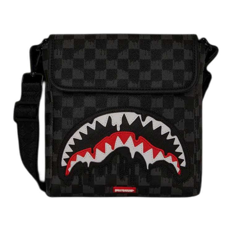Сумка через плечо SPRAYGROUND Искусственная кожа Курьерская сумка Сумка через плечо Большая Унисекс Черная - изображение 1