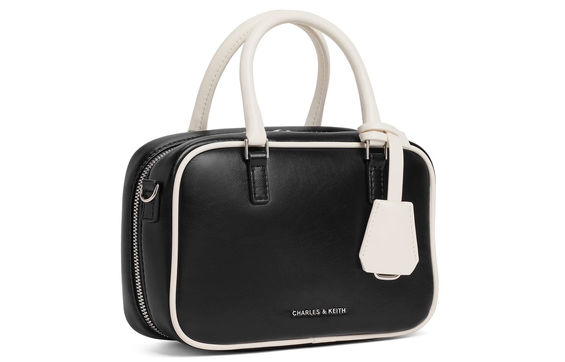 Сумка CHARLES&KEITH Маленькая квадратная сумка Многоцветный PU Сумки Маленький Женский Композитный цвет/Silver - изображение 2