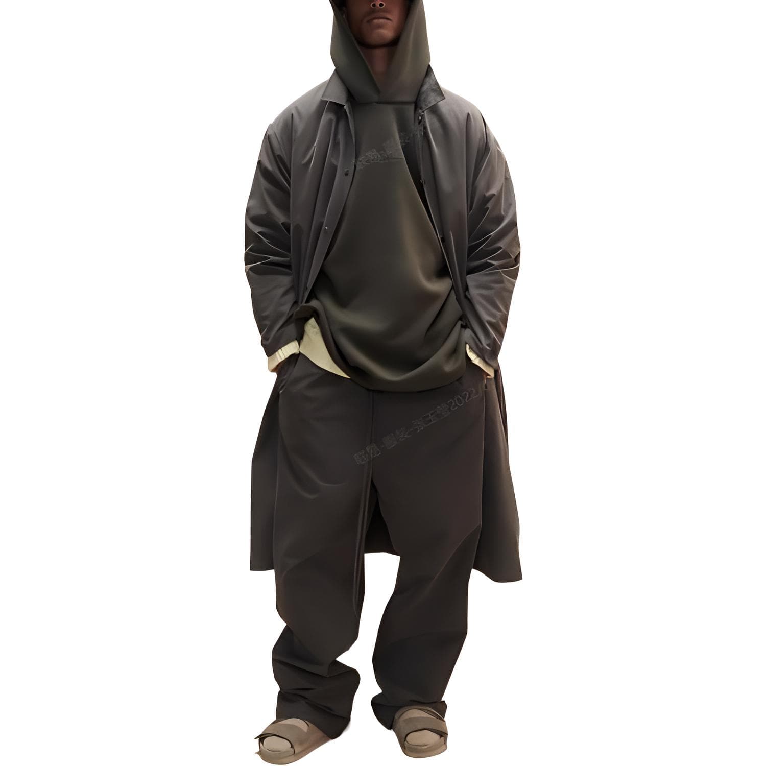 Штаны Fear of God Essentials FW22 Relaxed Trouser Strupe Limo - изображение 3