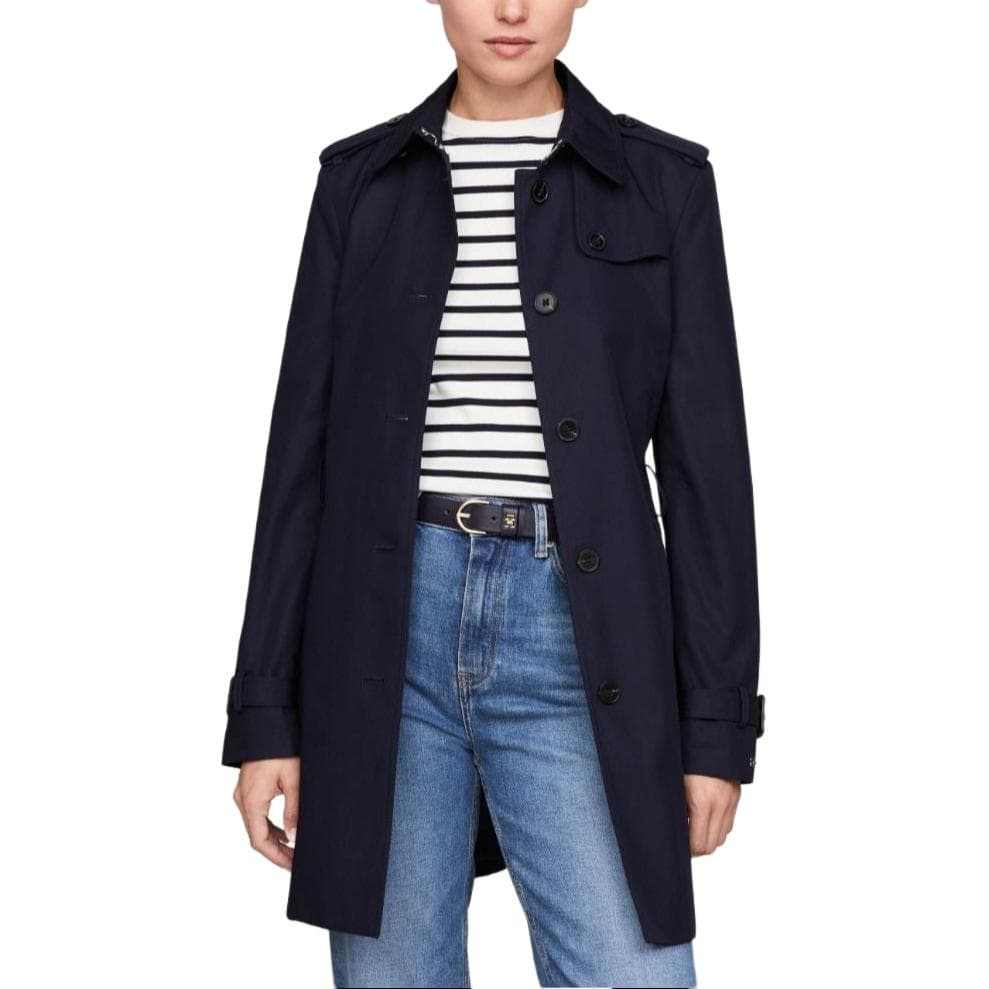 Tommy Hilfiger Пальто Женское Темно-синий - изображение 2