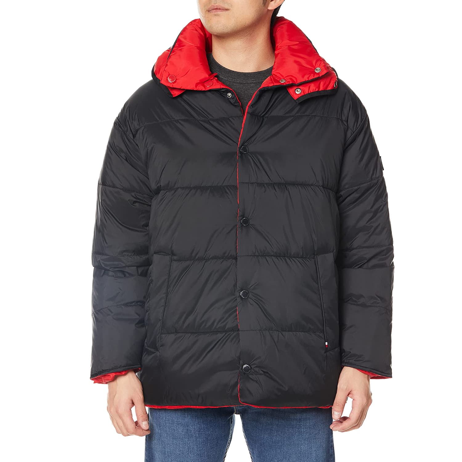 Зимняя куртка пуховик Tommy Hilfiger Хлопковый пуховик мужской - изображение 3