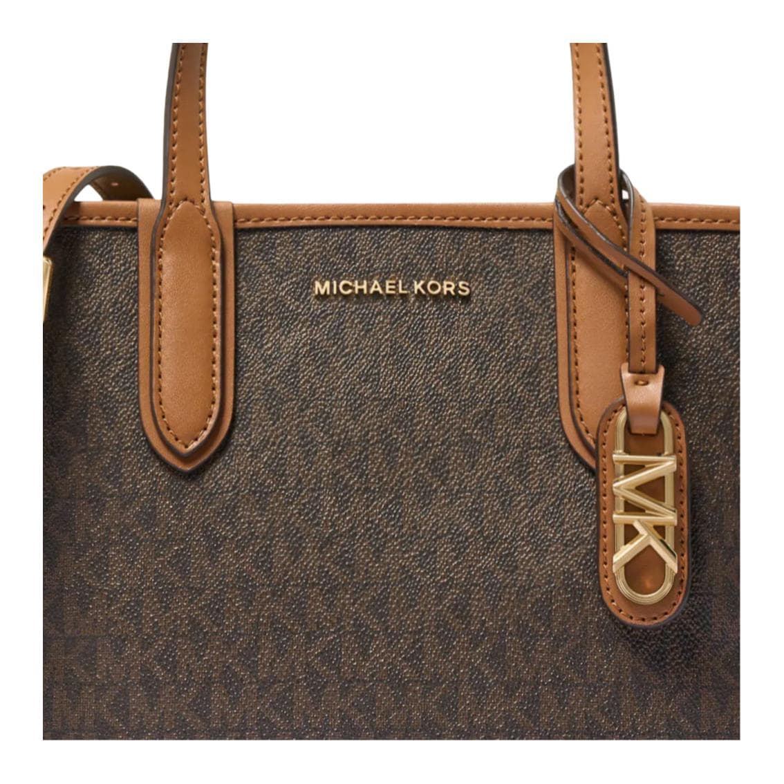 Сумка MICHAEL KORS Eliza Искусственная кожа Сумка Мини-версия Женская Темно-коричневый и Желудево-коричневый - изображение 4
