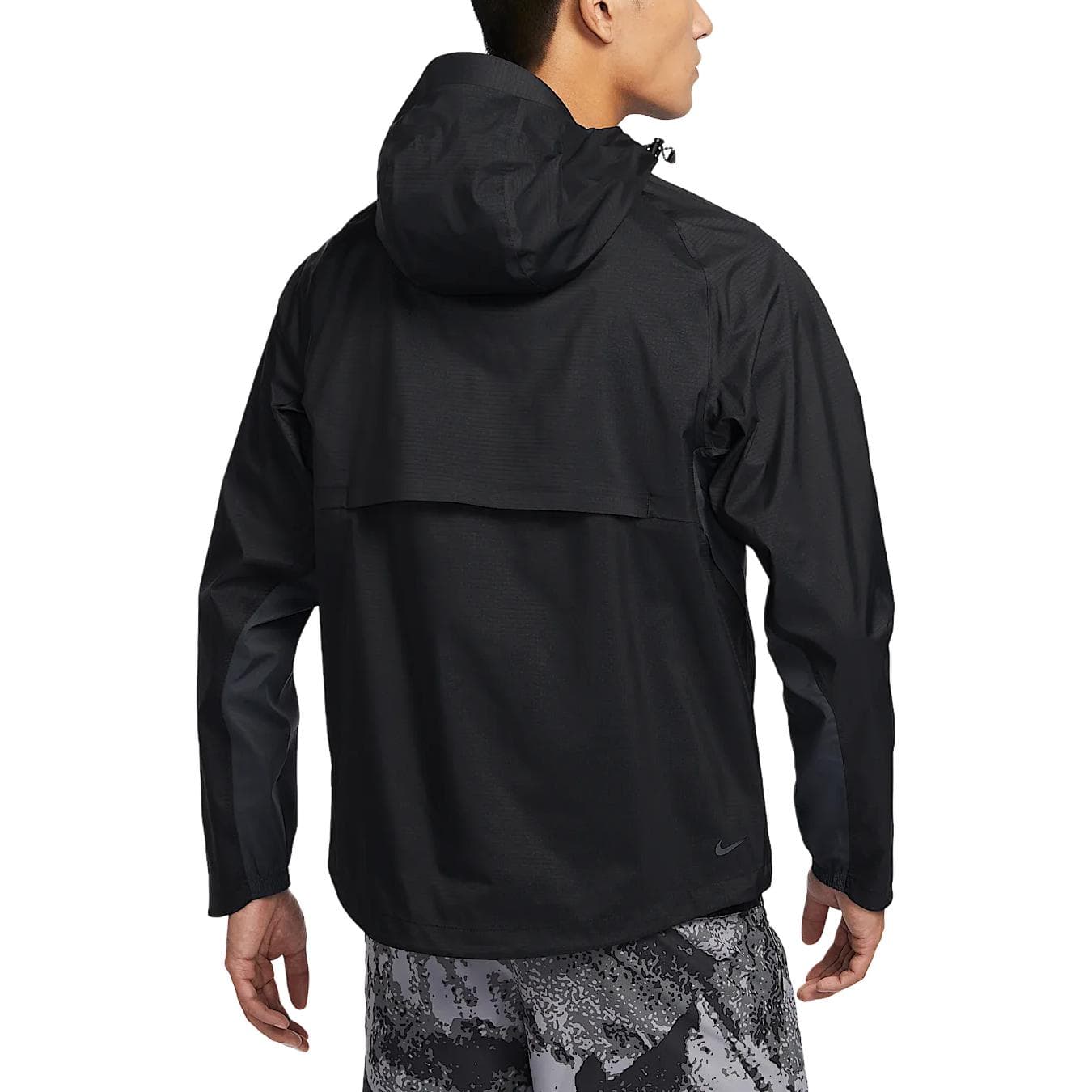 Демисезонная куртка NIKE Storm Cut Бег Дышащий Водонепроницаемый и Ветрозащитный Ветровка Мужской Черный Гора PEAK Белый - изображение 4