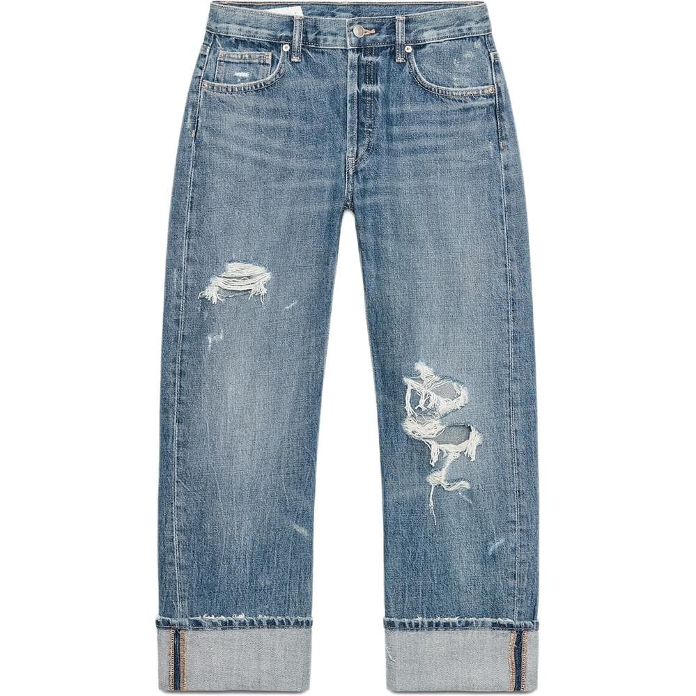 Джинсы ZARA Collaboration Trf Индиго Женские Джинсы - изображение 1