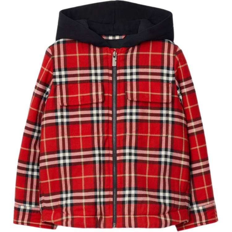 Burberry Хлопковый пуховик FW25 для детей - изображение 1