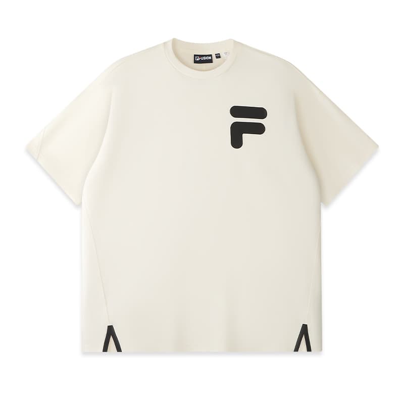 Футболка FILA FUSION T-Shirt Унисекс Антикварный вдохновленный стиль Белый - изображение 1