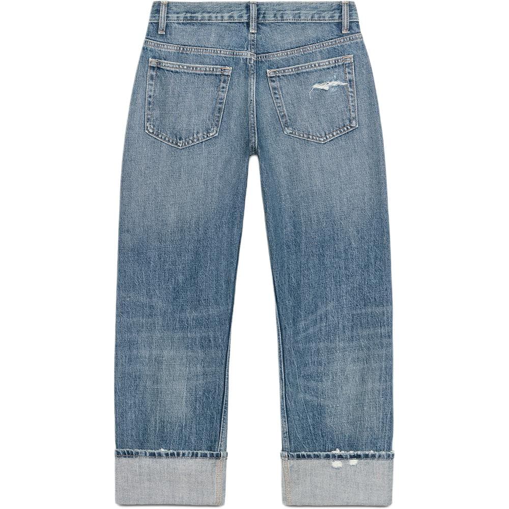 Джинсы ZARA Collaboration Trf Индиго Женские Джинсы - изображение 2