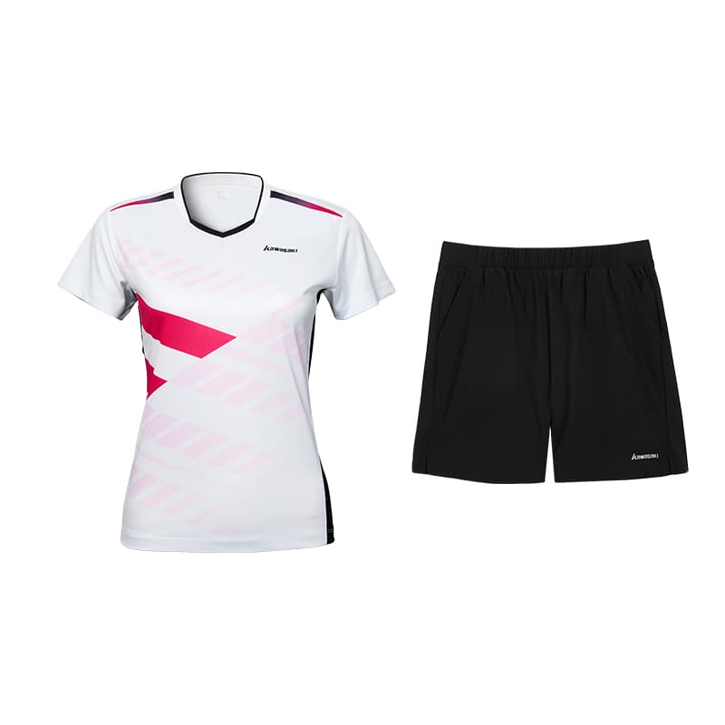 Кавасаки Match Clothing Collection Падел-бадминтон Джерси Набор волшебных цветов Женские - изображение 2
