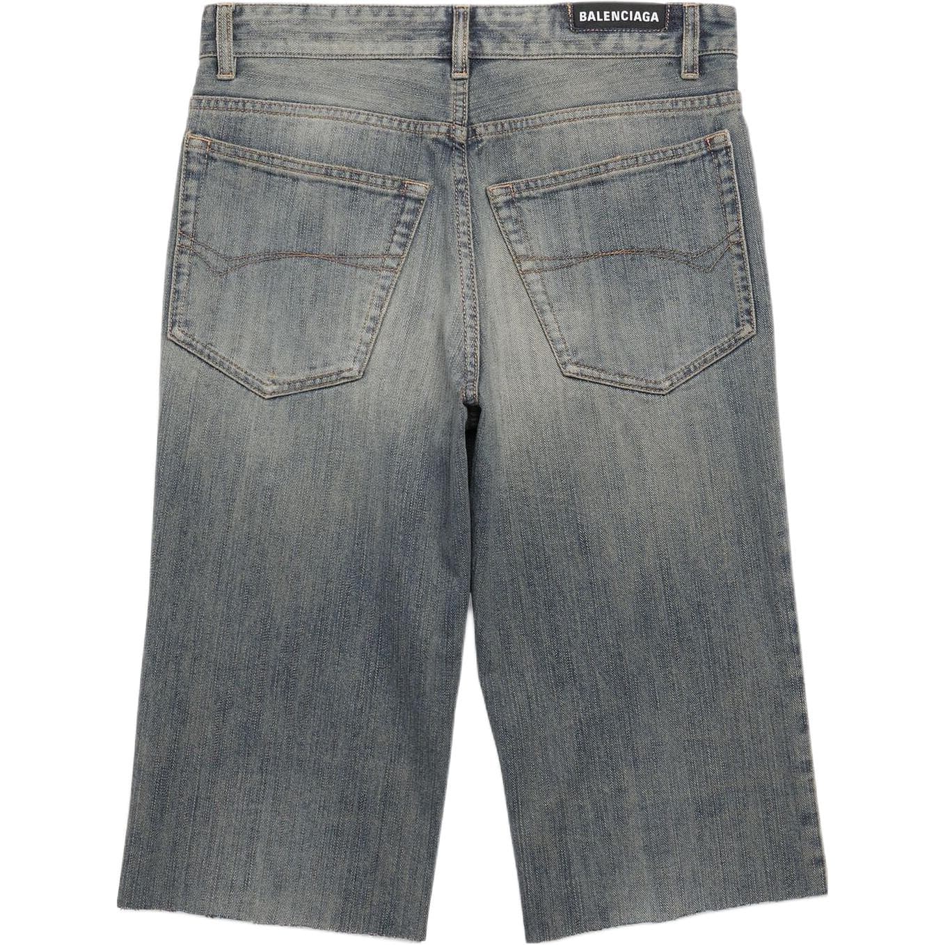 Джинсовые шорты Balenciaga SS23 Denim Shorts - изображение 2