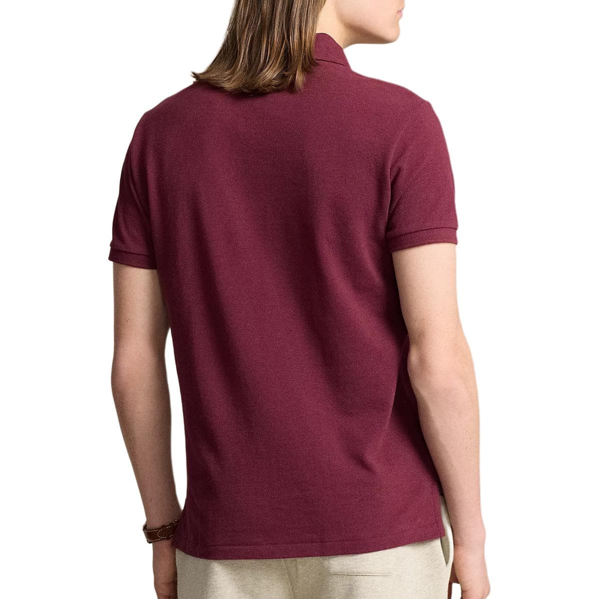Поло Polo Ralph Lauren SS25 Pony Logo Polo Shirt Burgundy - изображение 4