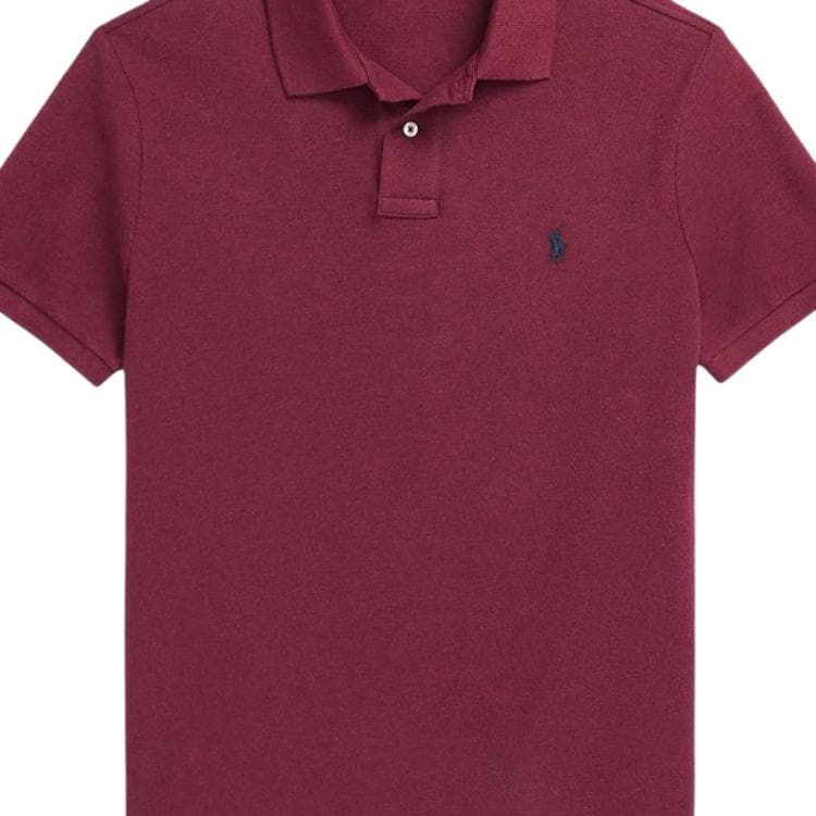 Поло Polo Ralph Lauren SS25 Pony Logo Polo Shirt Burgundy - изображение 6