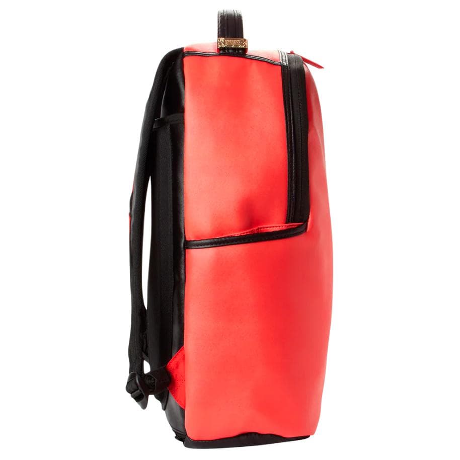Рюкзак SPRAYGROUND Веганская кожа Водонепроницаемый тканевый рюкзак Унисекс Красный и Черный - изображение 3