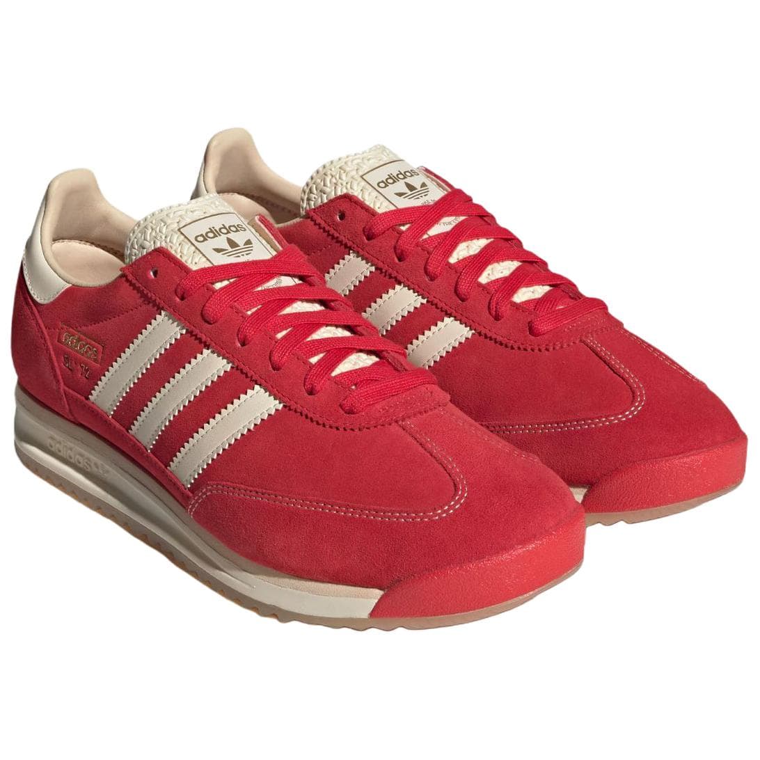 Кроссовки для бега Adidas Originals SL 72 RS Беговые кроссовки Унисекс Каменный красный - изображение 3
